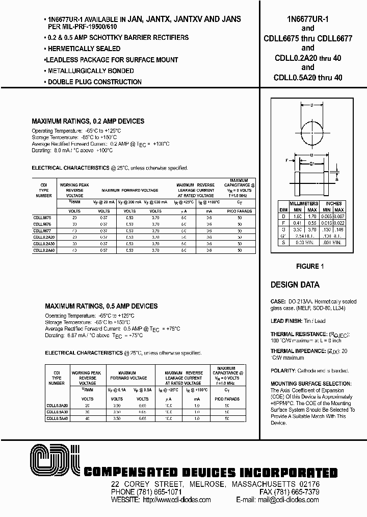 CDLL05A30_948222.PDF Datasheet