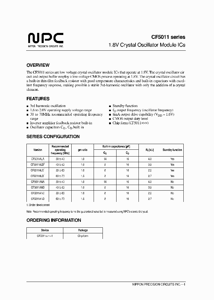 CF5011ALA_650127.PDF Datasheet