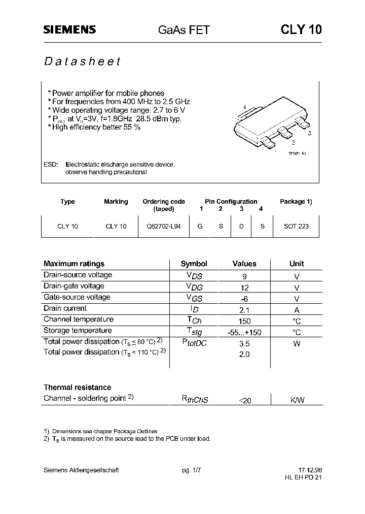 CLY10_824940.PDF Datasheet