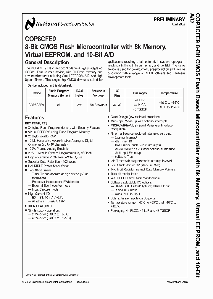 COP8CFE9_805667.PDF Datasheet