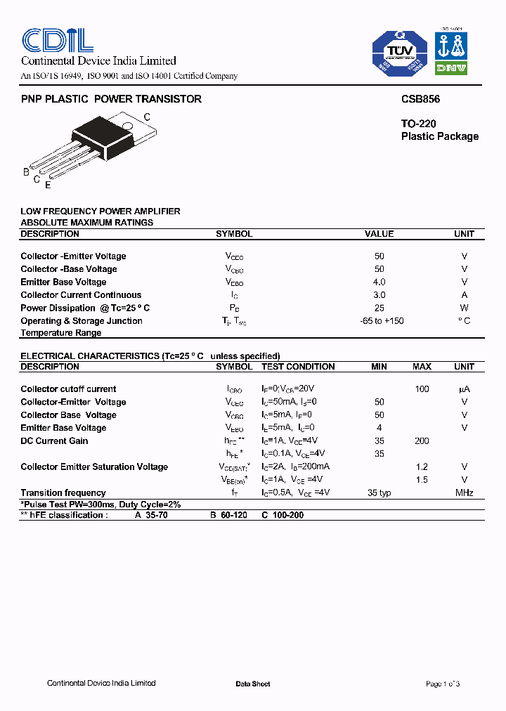 CSB856_633458.PDF Datasheet