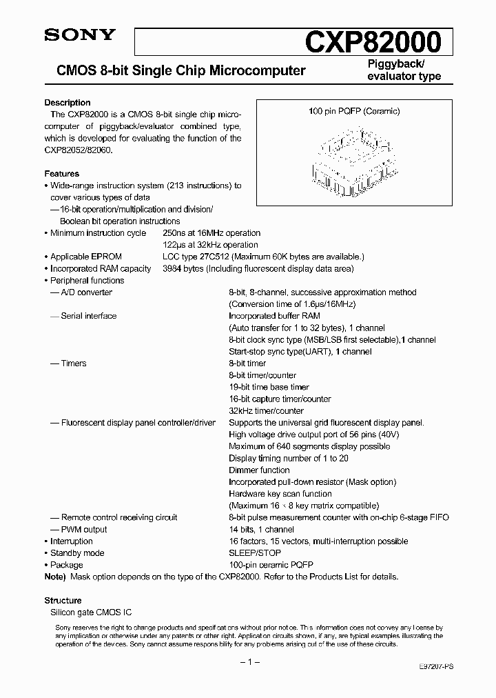CXP82000_787267.PDF Datasheet