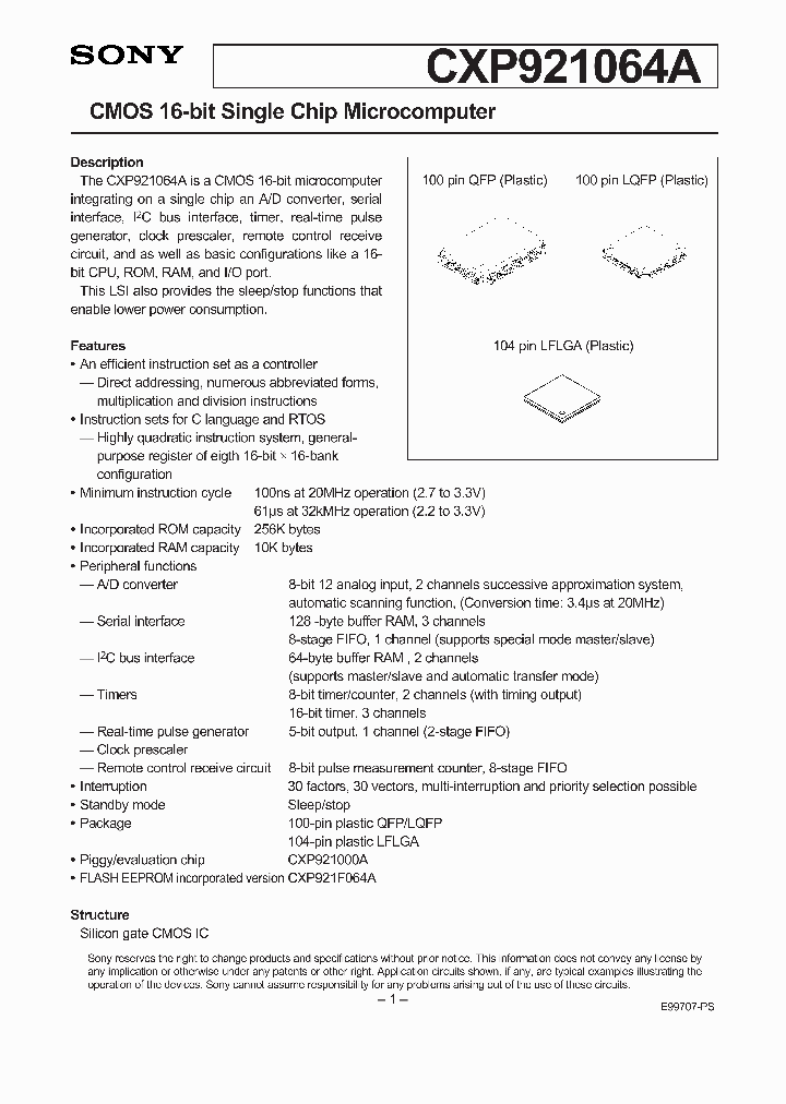 CXP921064A_791083.PDF Datasheet
