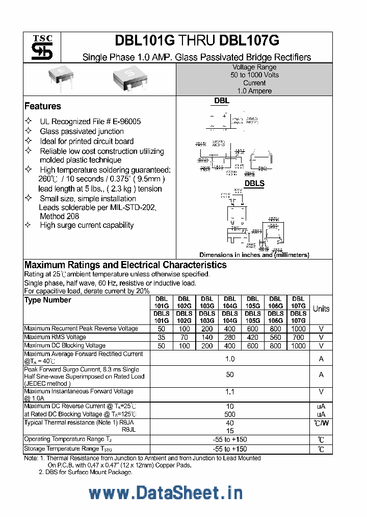 DBL107G_895604.PDF Datasheet