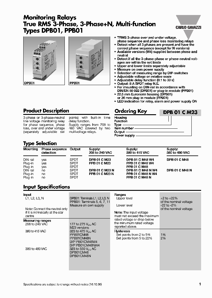 DPB01CM23_1014398.PDF Datasheet