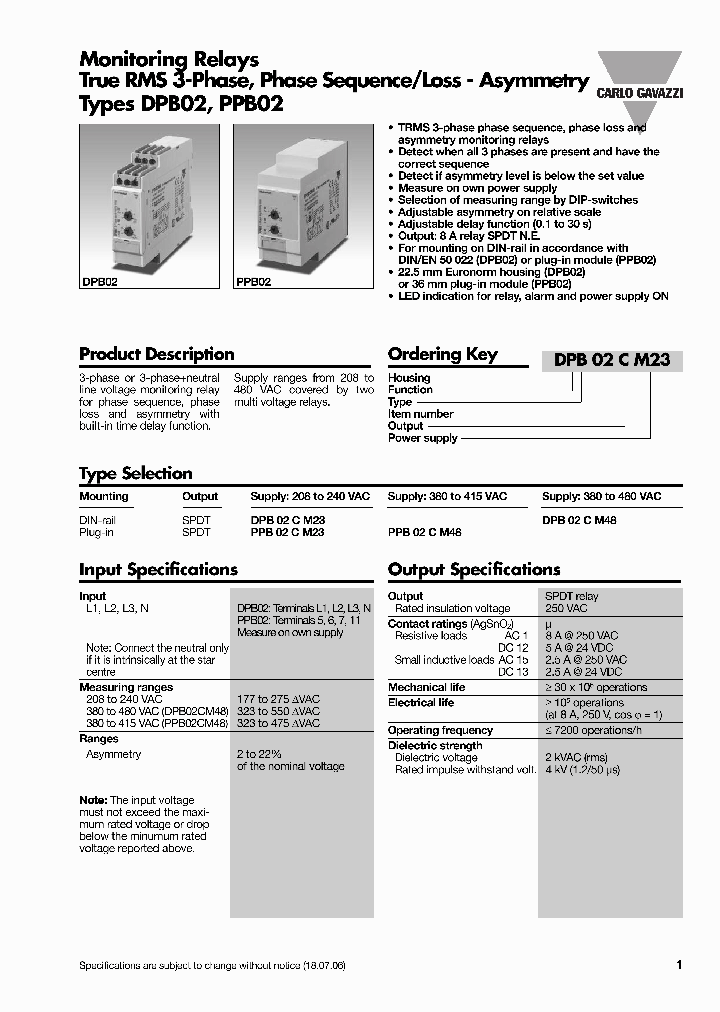 DPB02CM23_1021686.PDF Datasheet