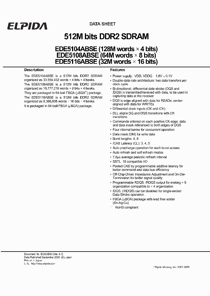 EDE5116ABSE_1010683.PDF Datasheet