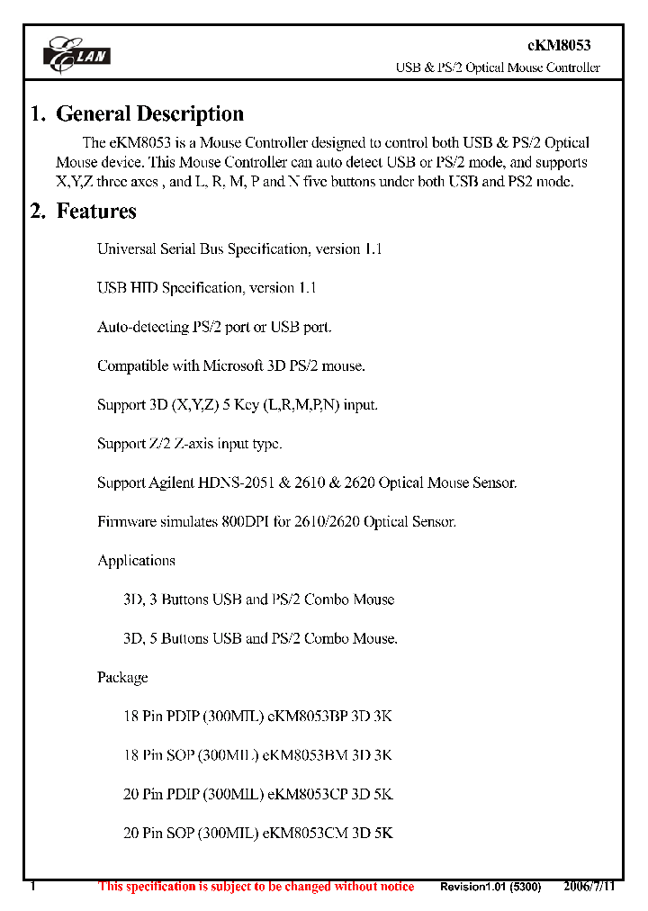 EKM8053CM_628395.PDF Datasheet