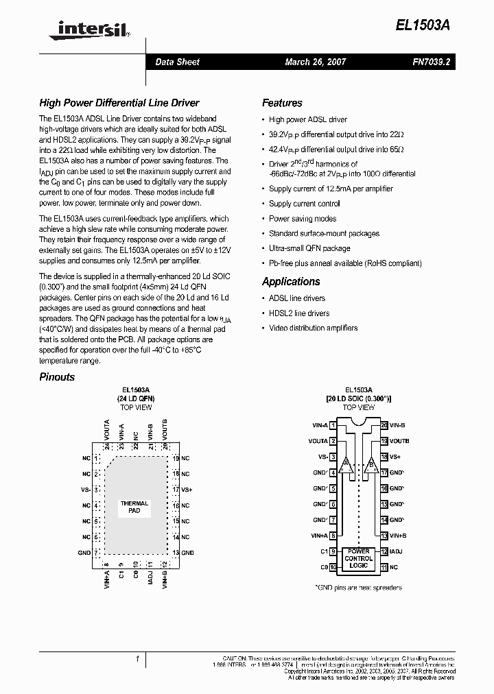 EL1503ACLZ_718107.PDF Datasheet