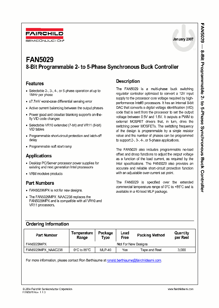 FAN5029MPX_798254.PDF Datasheet