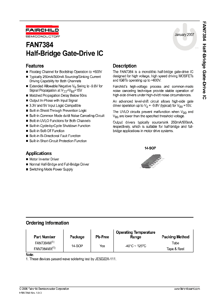 FAN7384_1095209.PDF Datasheet