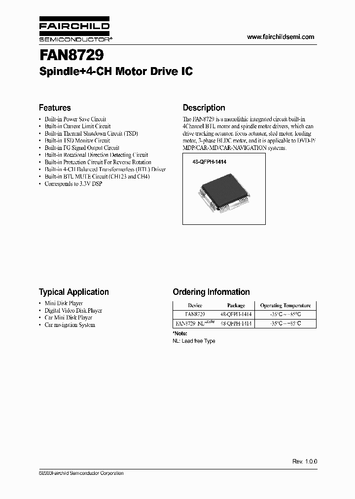 FAN8729_856469.PDF Datasheet