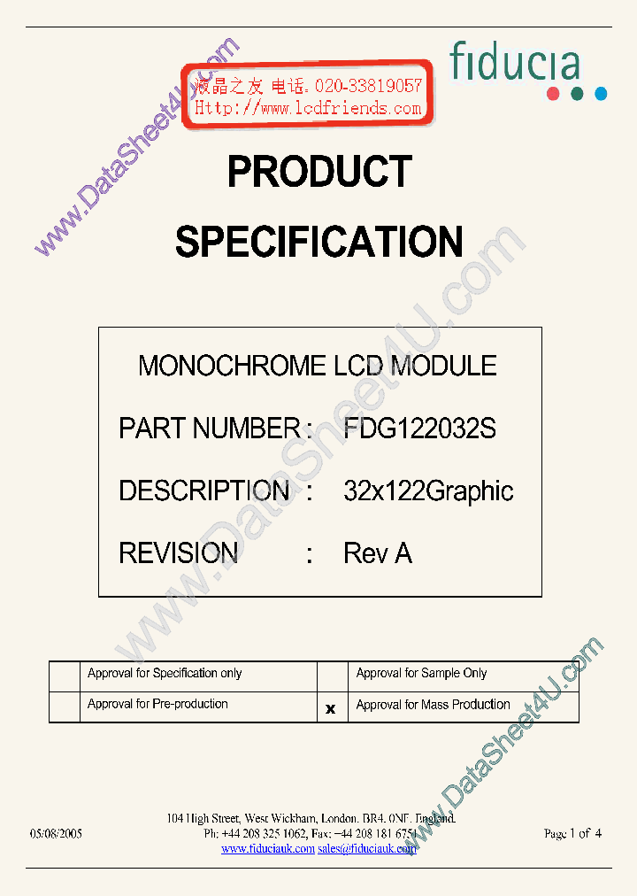 FDG122032S_946567.PDF Datasheet