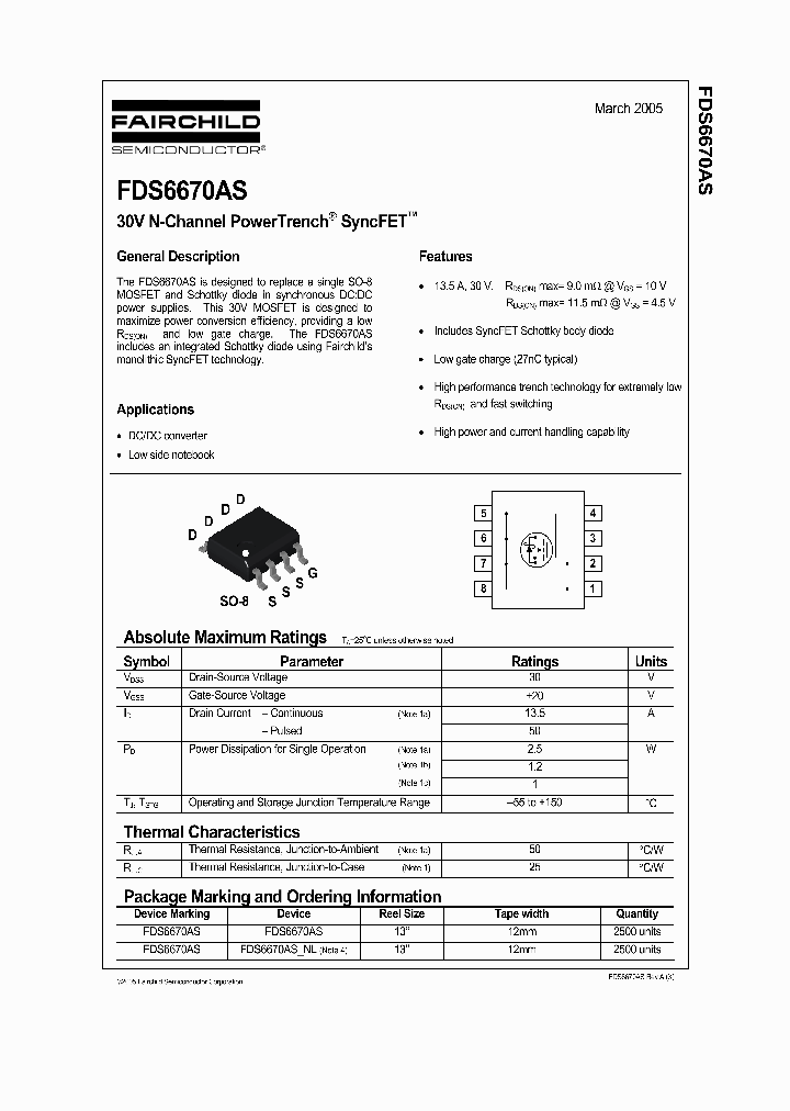 FDS6670AS_901286.PDF Datasheet