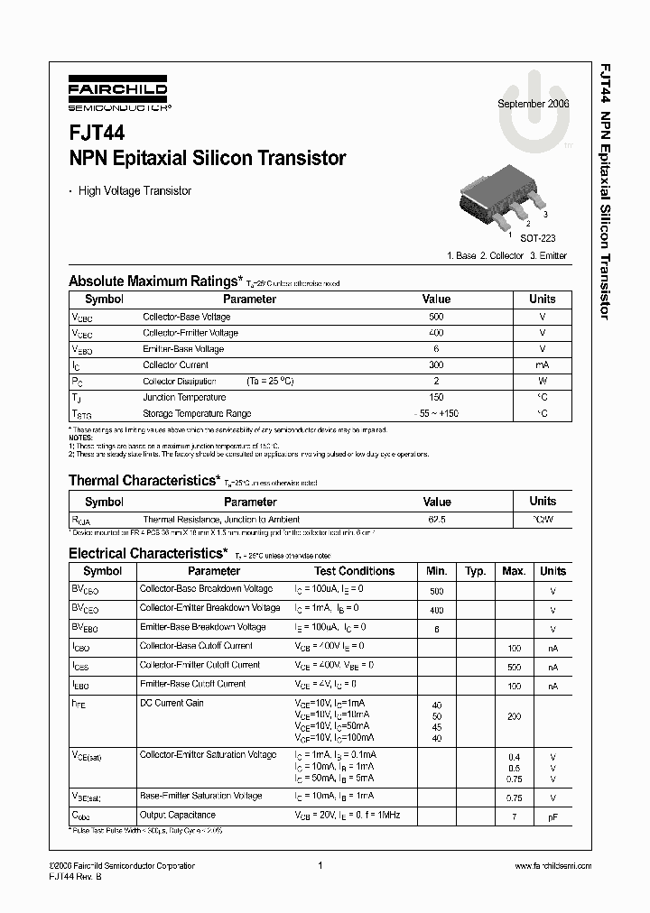 FJT4406_707055.PDF Datasheet