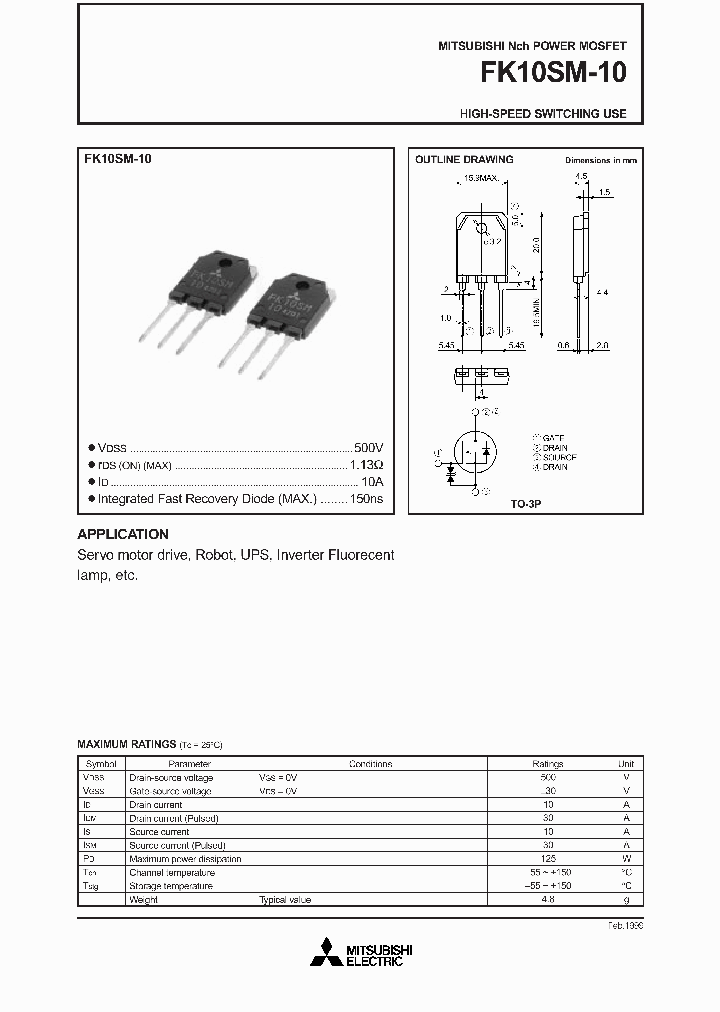 FK10SM-10_957515.PDF Datasheet