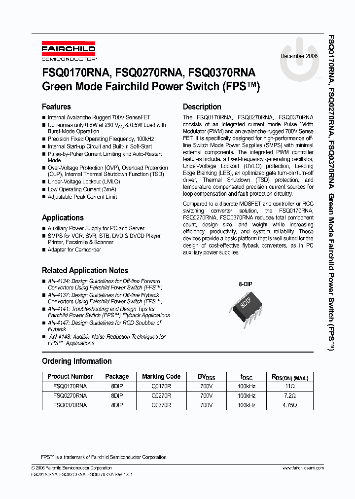 FSQ0370RNA_744143.PDF Datasheet