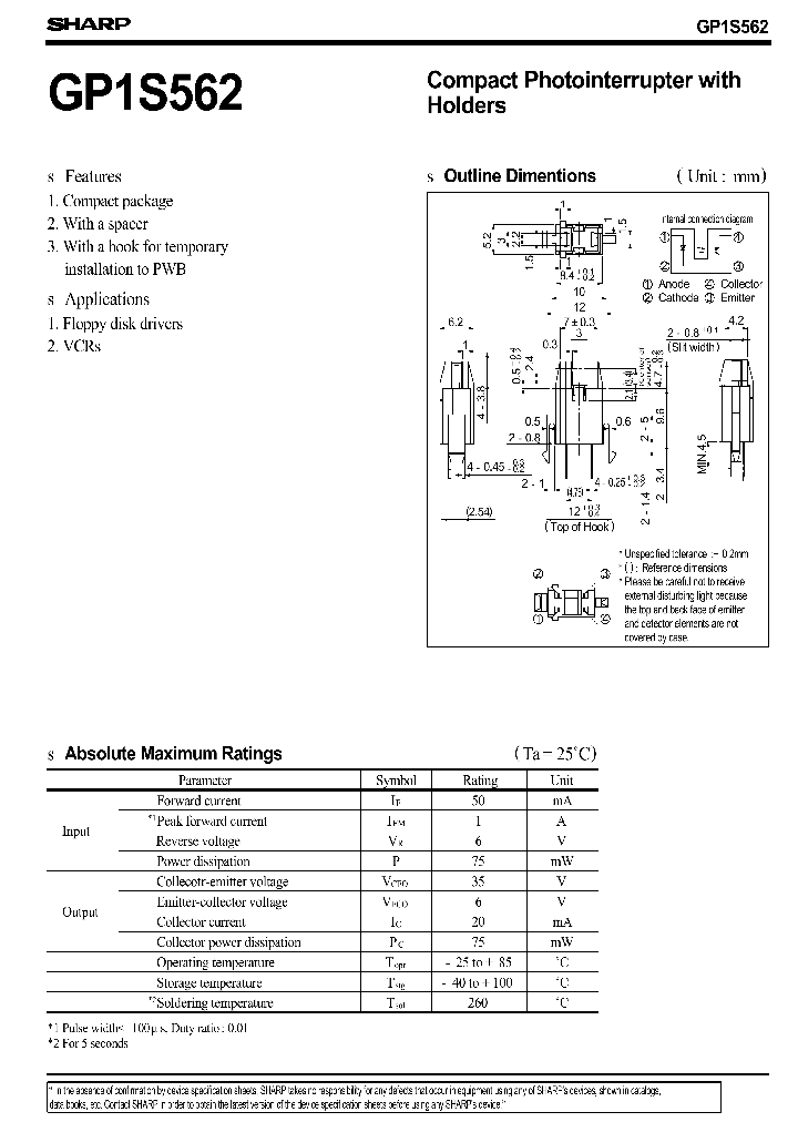 GP1S562_1063502.PDF Datasheet