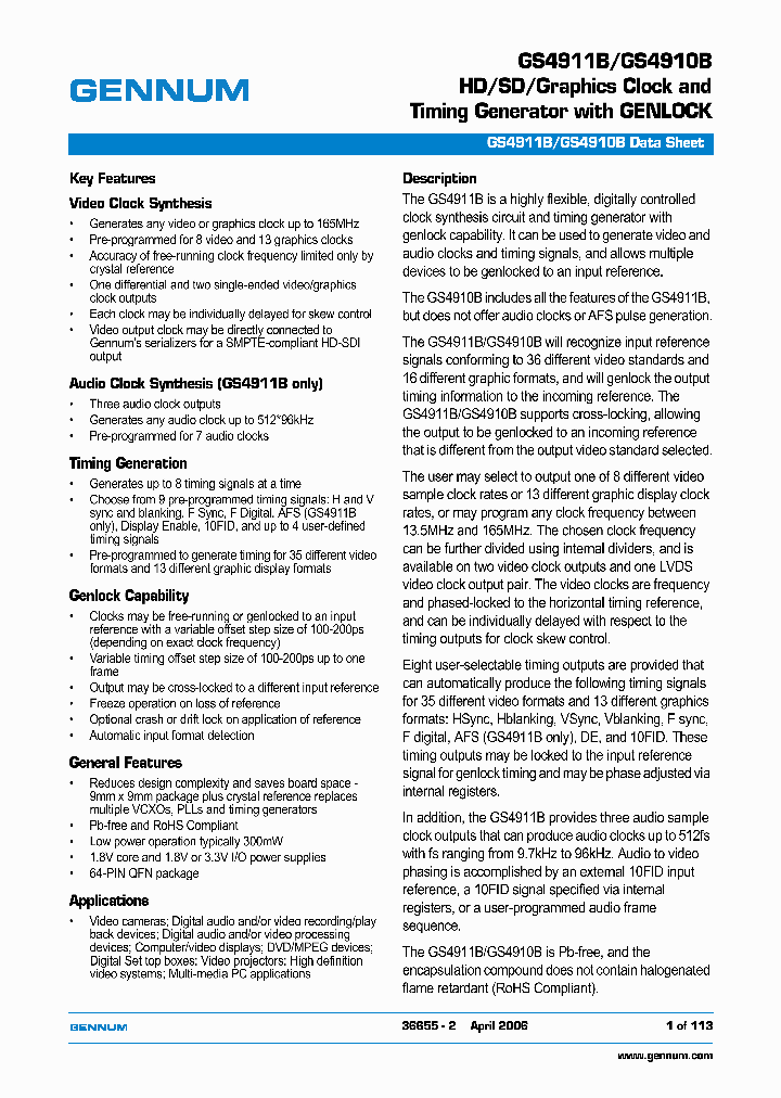 GS4911B_892464.PDF Datasheet