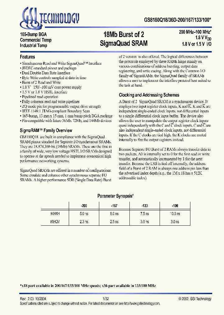 GS8180Q18D-100_624984.PDF Datasheet