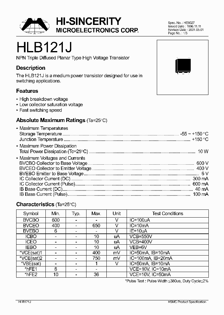 HLB121J_948195.PDF Datasheet