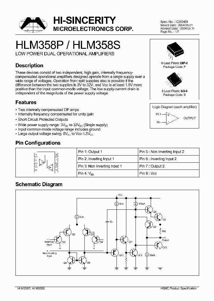 HLM358_618574.PDF Datasheet