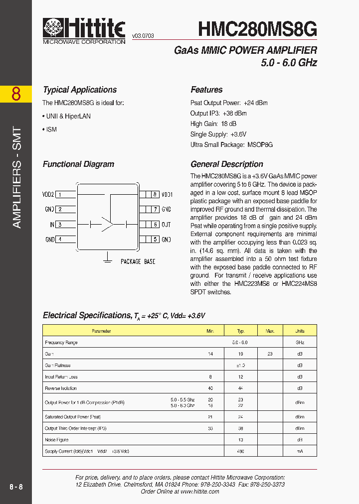 HMC280MS8G_905471.PDF Datasheet
