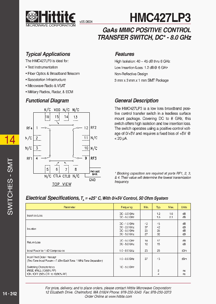 HMC427LP3_799167.PDF Datasheet