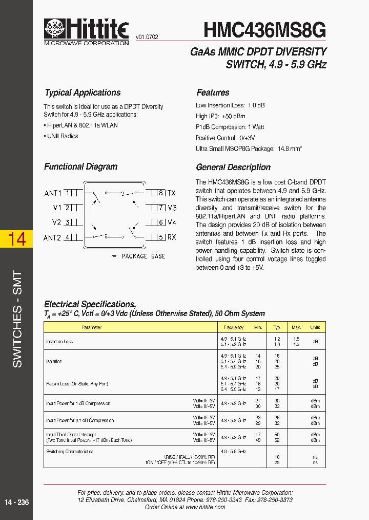 HMC436MS8G_764873.PDF Datasheet