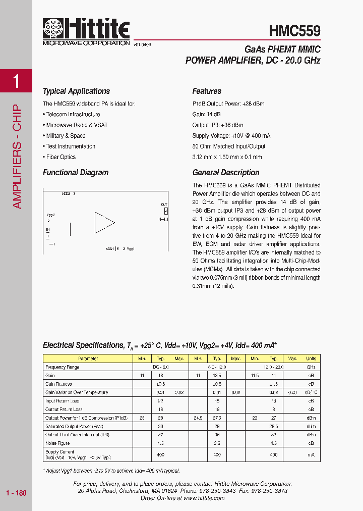 HMC559_618432.PDF Datasheet