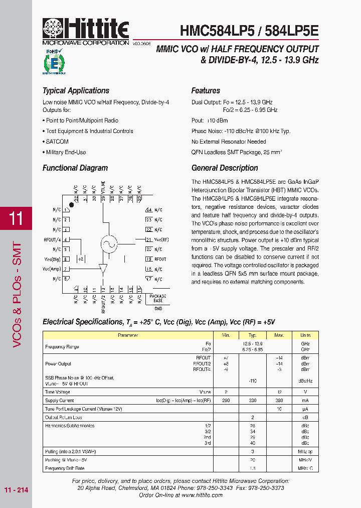 HMC584LP5_691440.PDF Datasheet