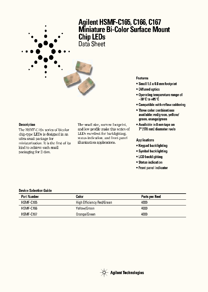HSMF-C165_615289.PDF Datasheet