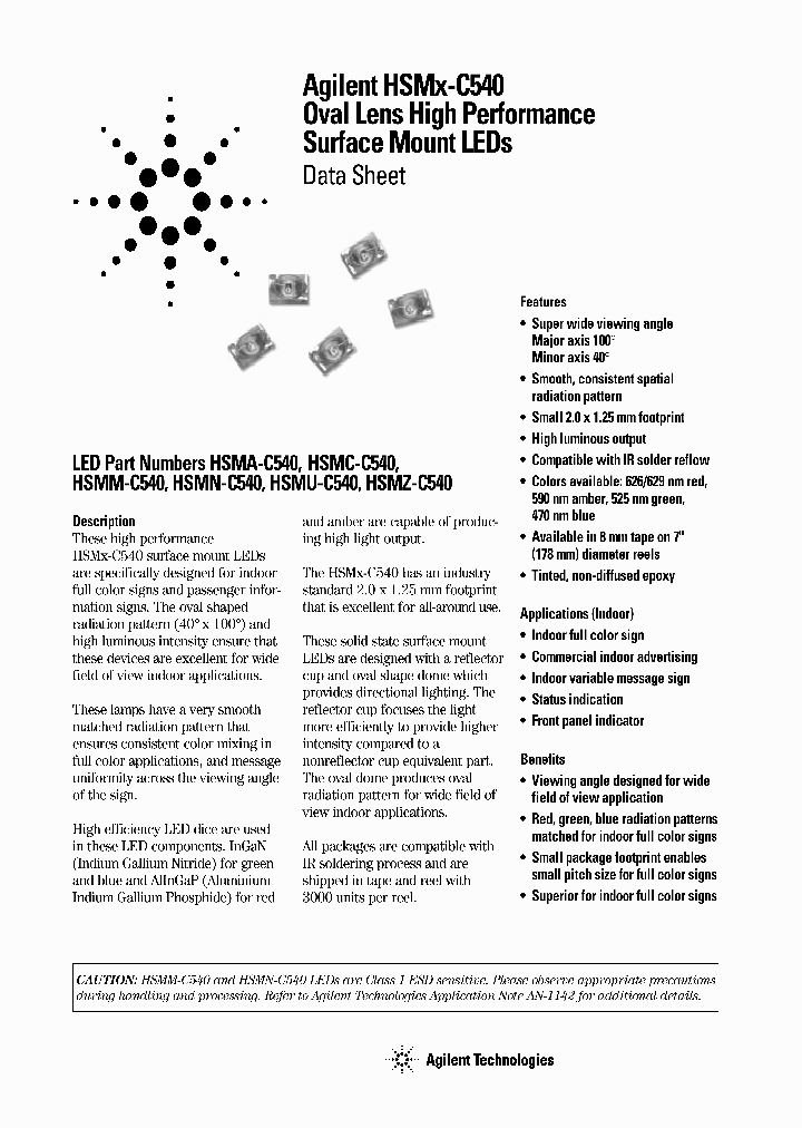 HSMA-C540_722727.PDF Datasheet