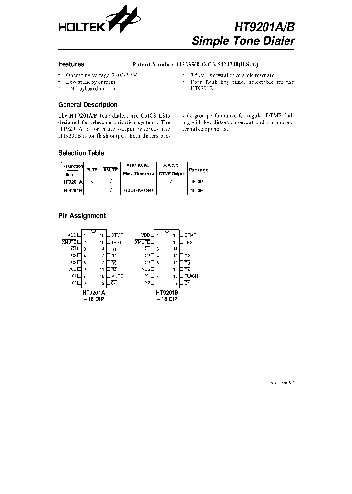 HT9201A_632941.PDF Datasheet