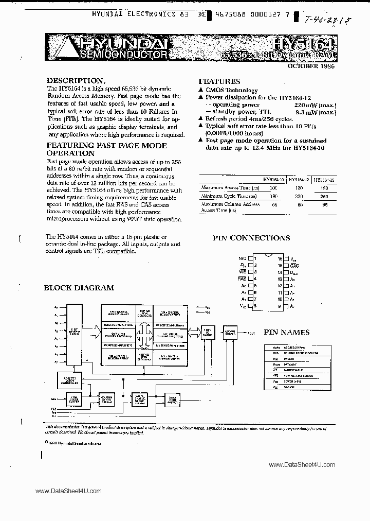 HY5164_1023725.PDF Datasheet