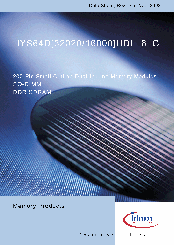 HYS64D16000_917037.PDF Datasheet