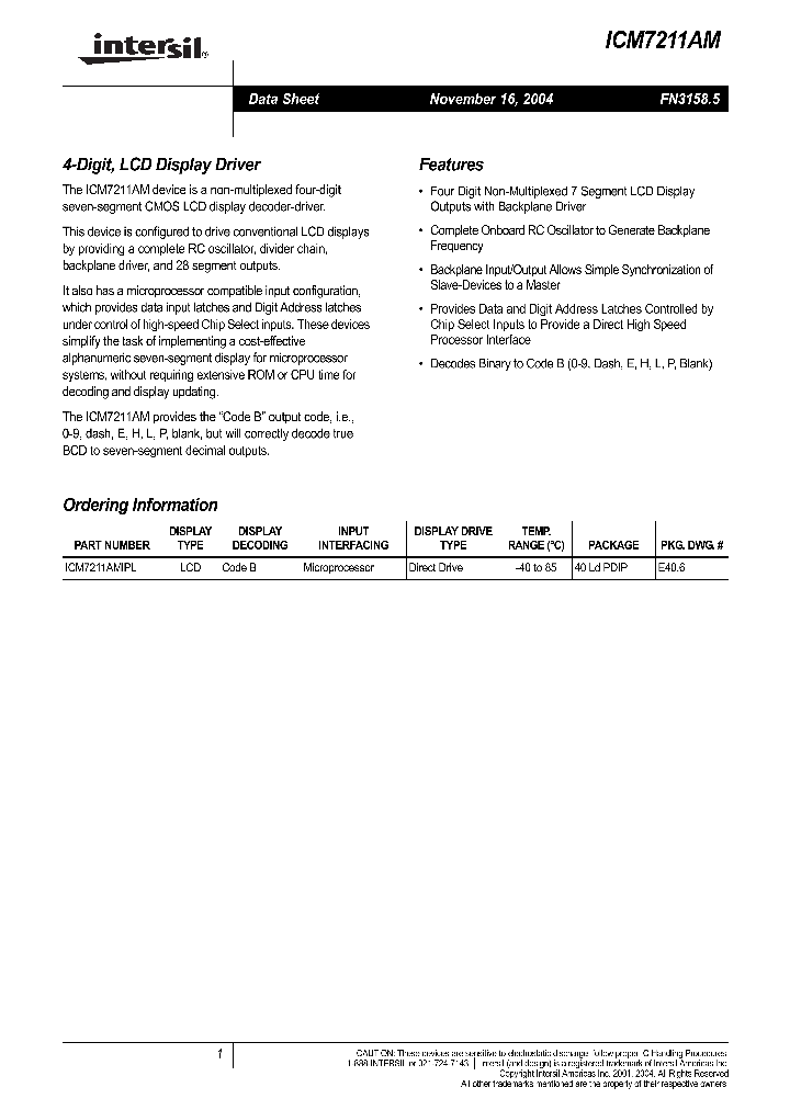 ICM7211AM_808184.PDF Datasheet