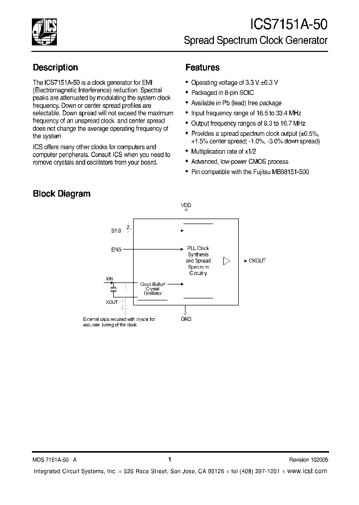 ICS7151A_857971.PDF Datasheet