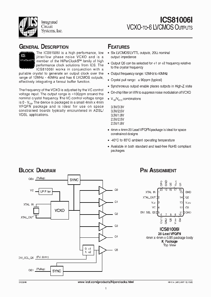 ICS810-06I_771906.PDF Datasheet