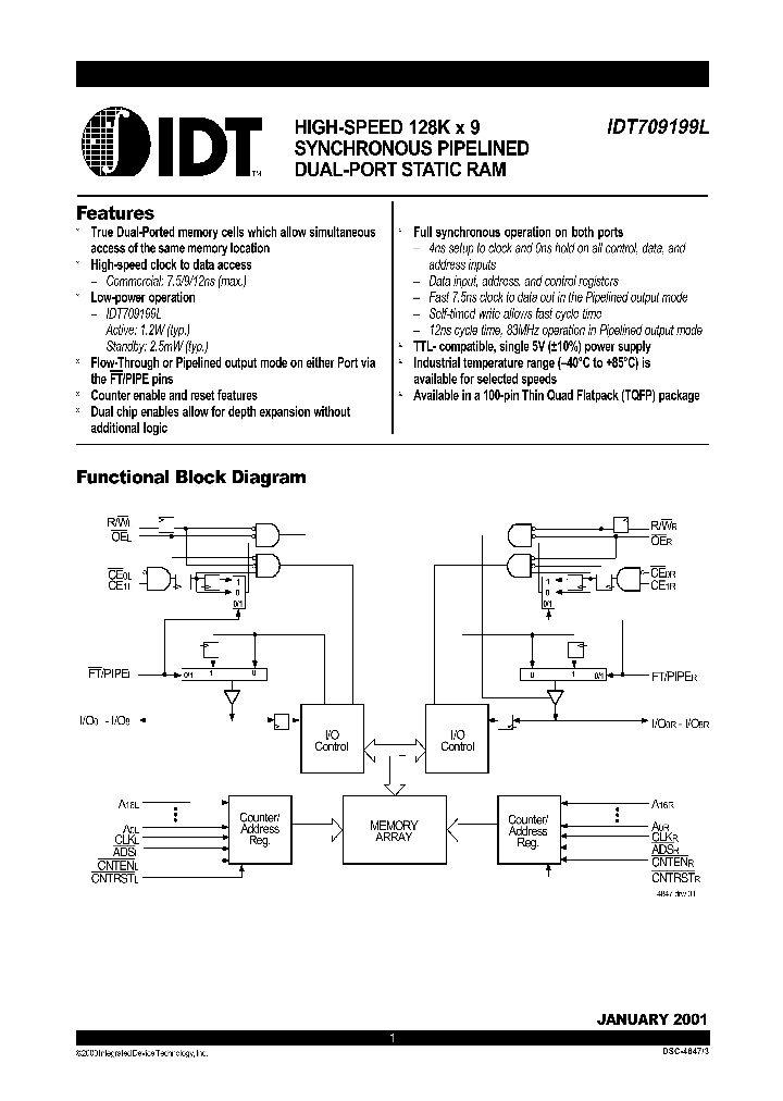 IDT709199L12PF_712254.PDF Datasheet