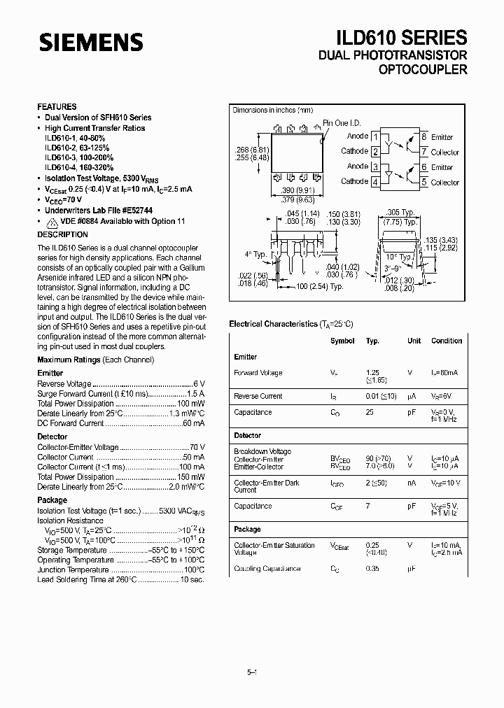 ILD610_792556.PDF Datasheet