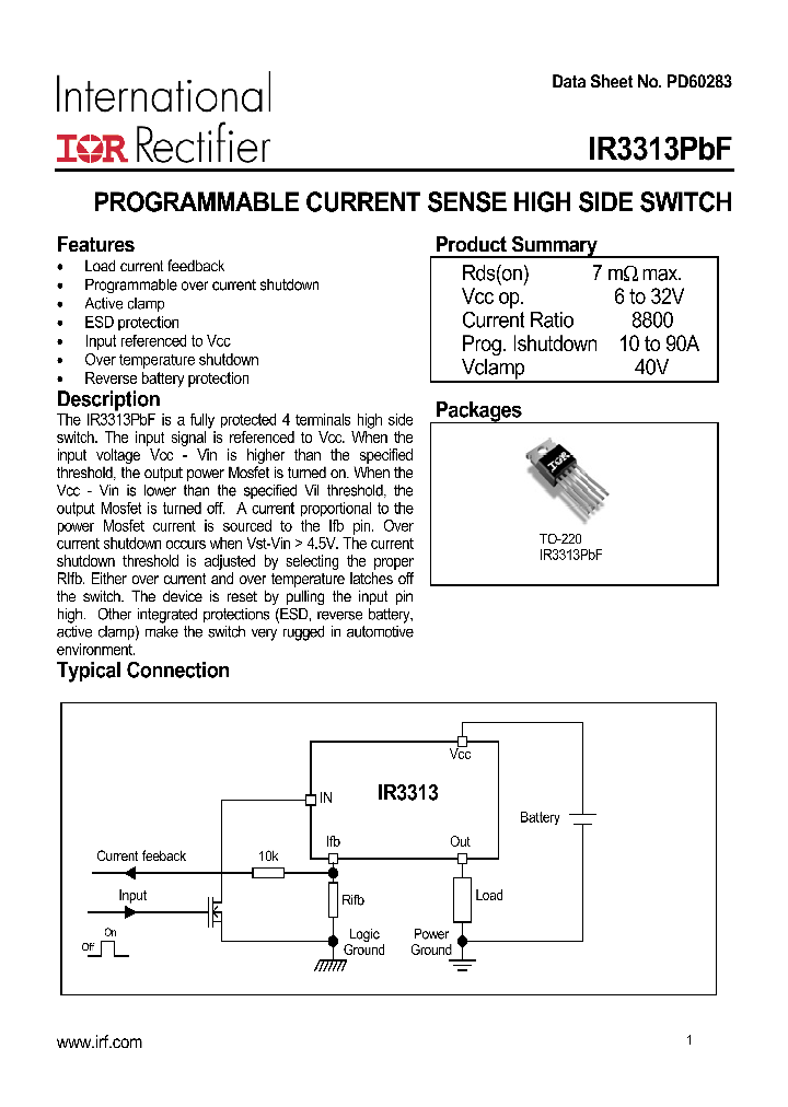 IR3313PBF_674952.PDF Datasheet