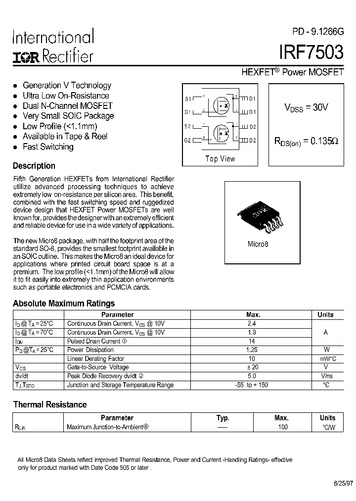 IRF7503_825232.PDF Datasheet
