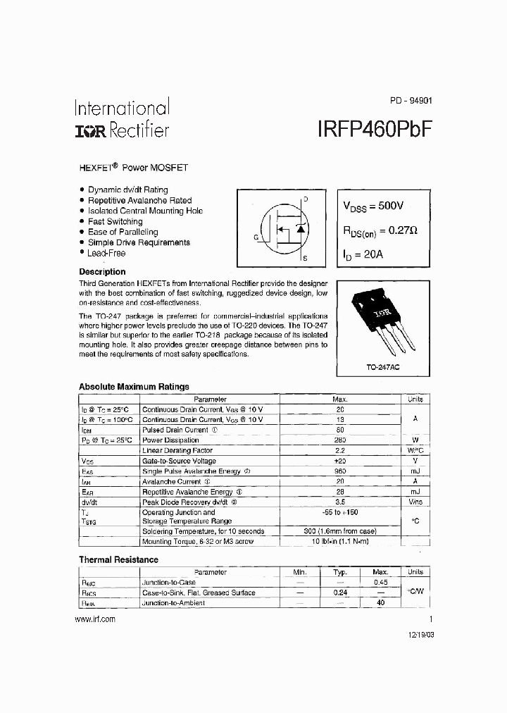 IRFP460PBF_604596.PDF Datasheet