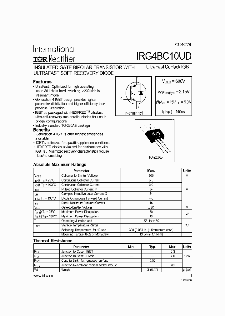 IRG4BC10UD_934715.PDF Datasheet
