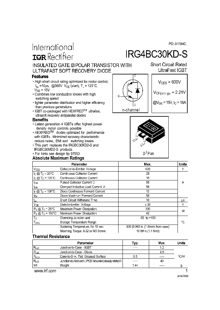 IRG4BC30KD-S_788858.PDF Datasheet
