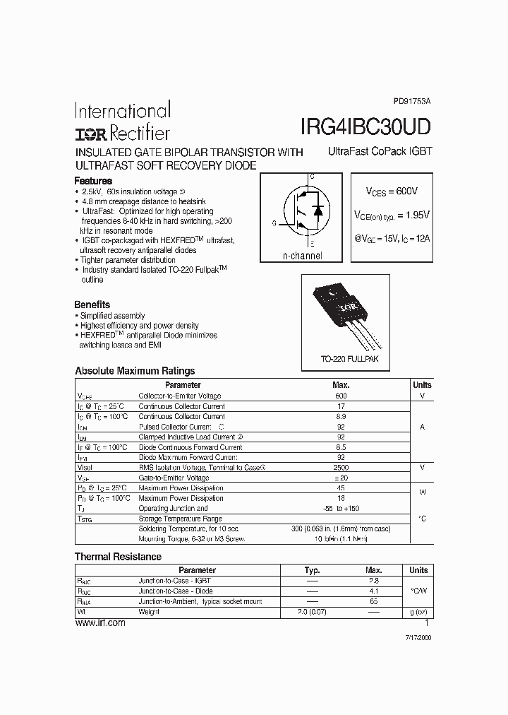 IRG4IBC30UD_605172.PDF Datasheet