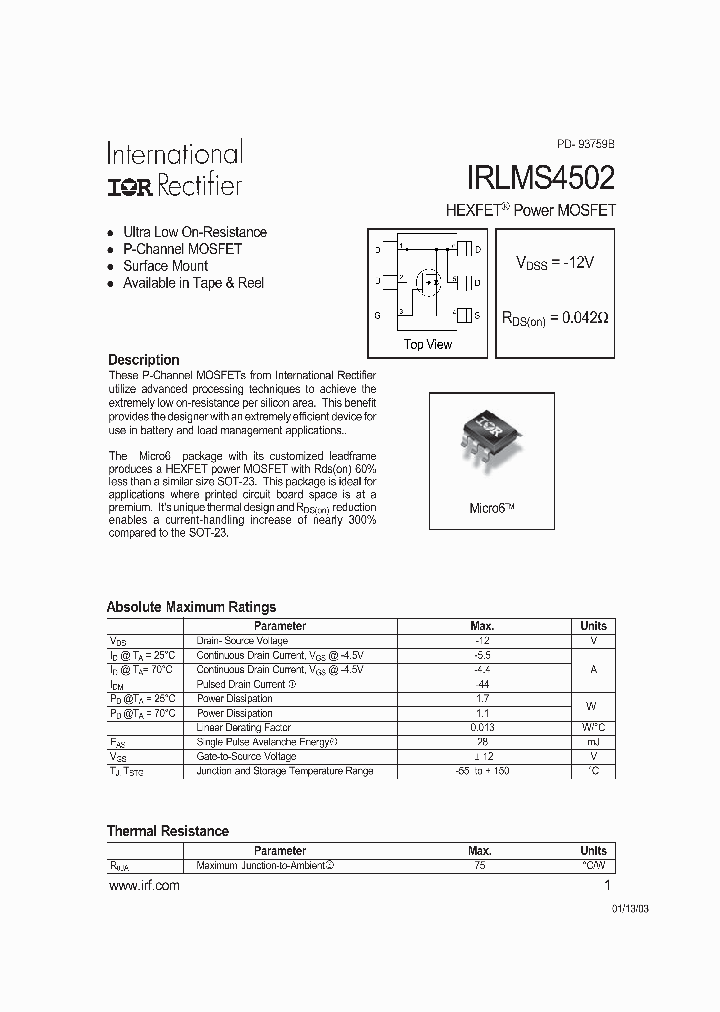 IRLMS4502_825243.PDF Datasheet