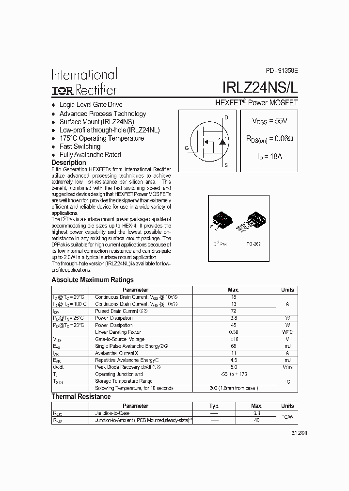 IRLZ24NL_773957.PDF Datasheet