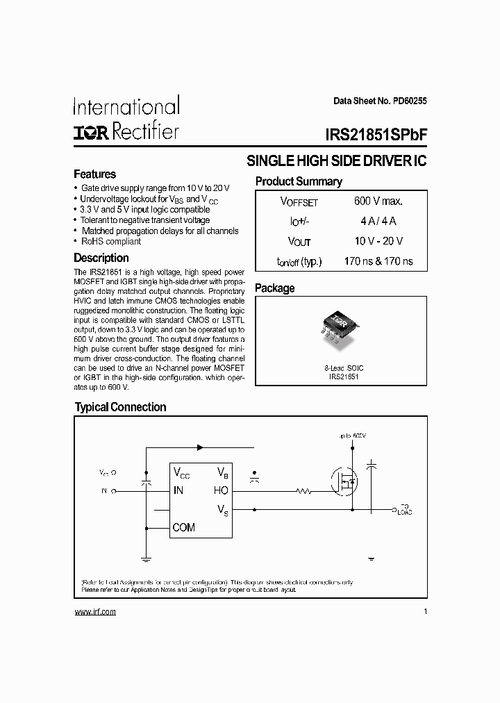 IRS21851STRPBF_717138.PDF Datasheet
